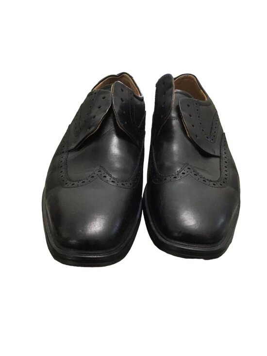 FLORSHEIM -MENS BLACK OXFORDS LEATHER UPPERS LACE UPCASUAL DRESS SHOES SIZE 11.5 main image 8